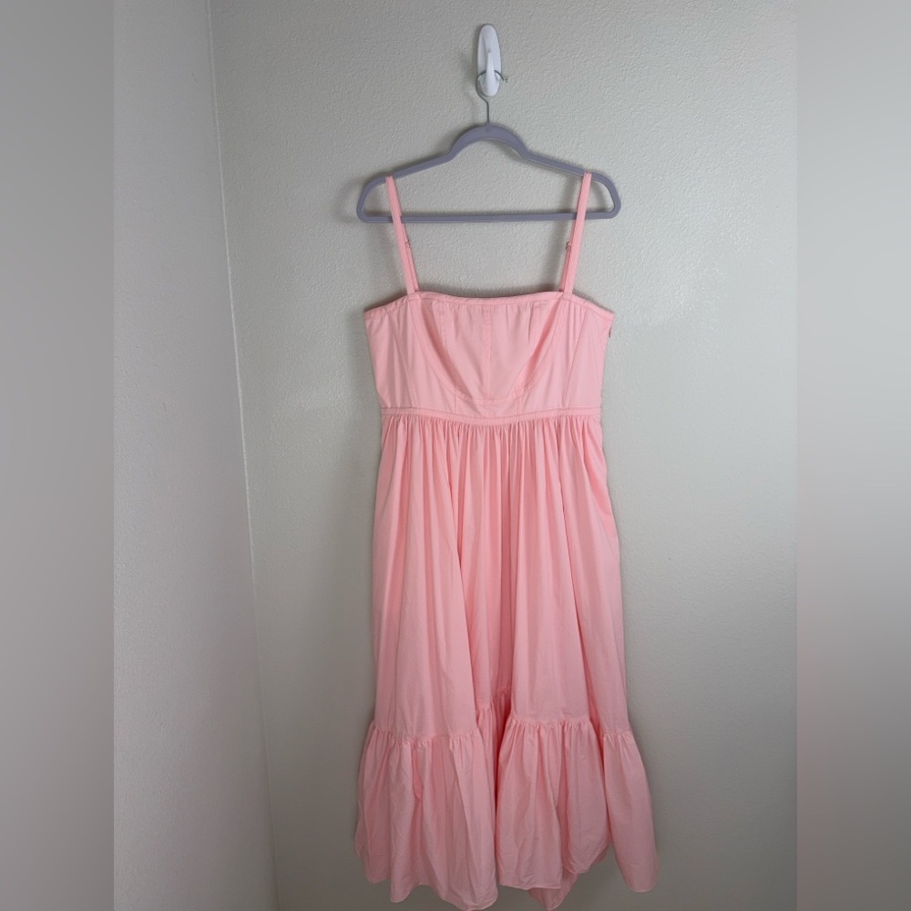 Cinq á Sept Elsie Dress Pale Rose 10 Single-Tiered Midi-Dress 10 - Picture 9 of 15